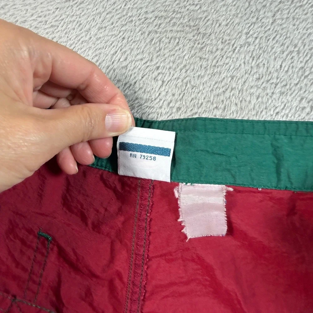 Vintage Ocean Pacific Board Shorts Mens 32 Red Noseriders Nylon Surf Trunks 90s
